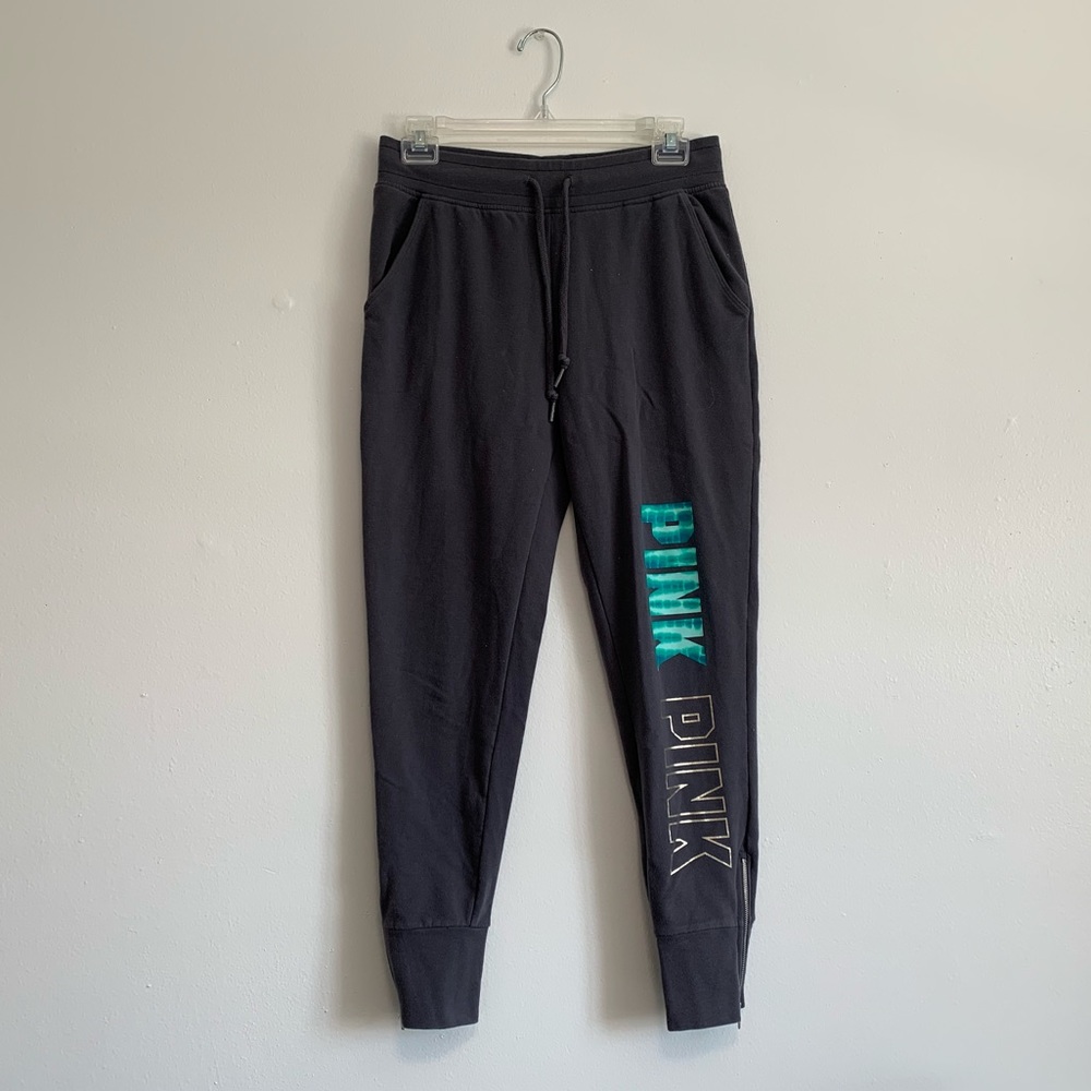 Gray Blue PINK Joggers Sweatpants